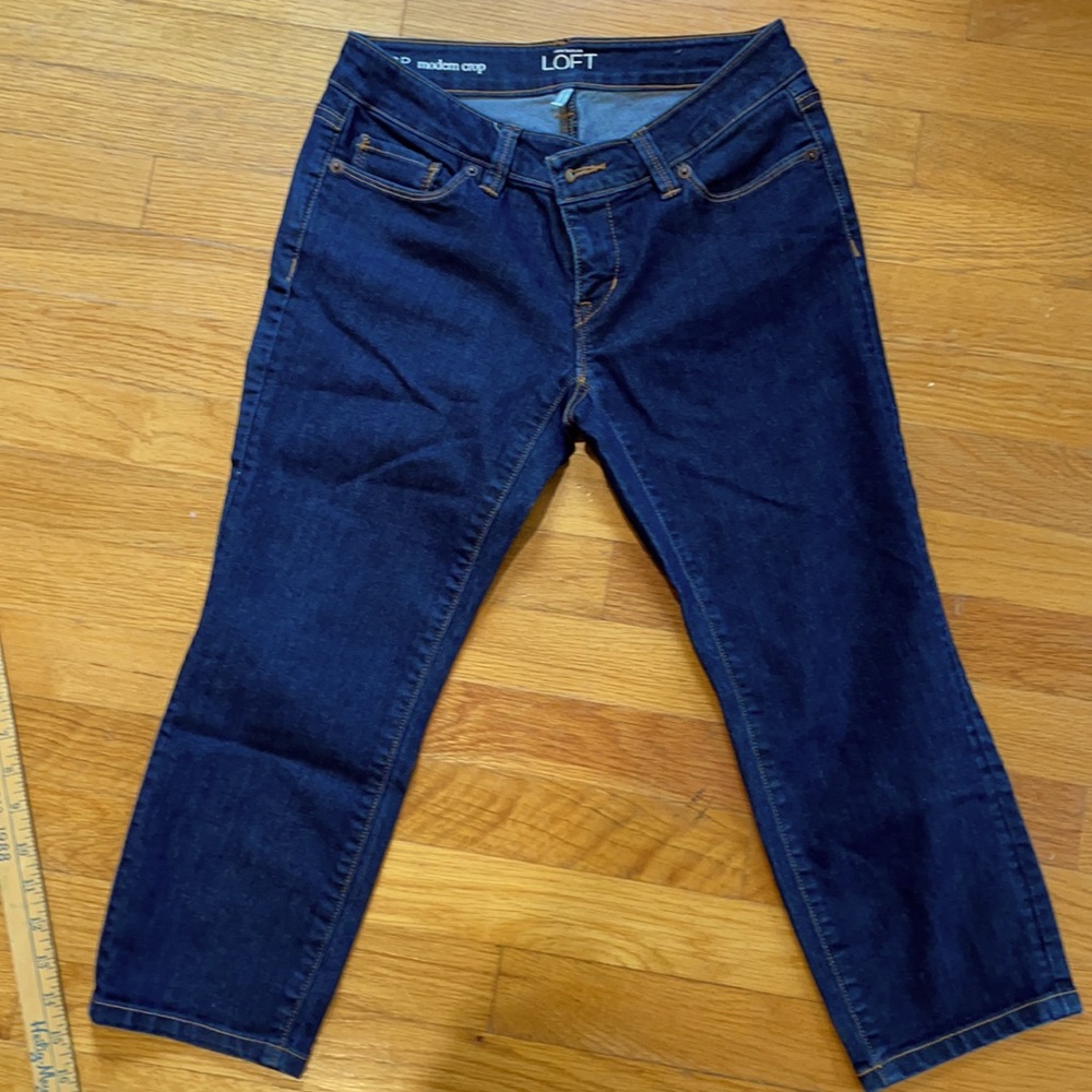 Ann Taylor LOFT modern crop Jean